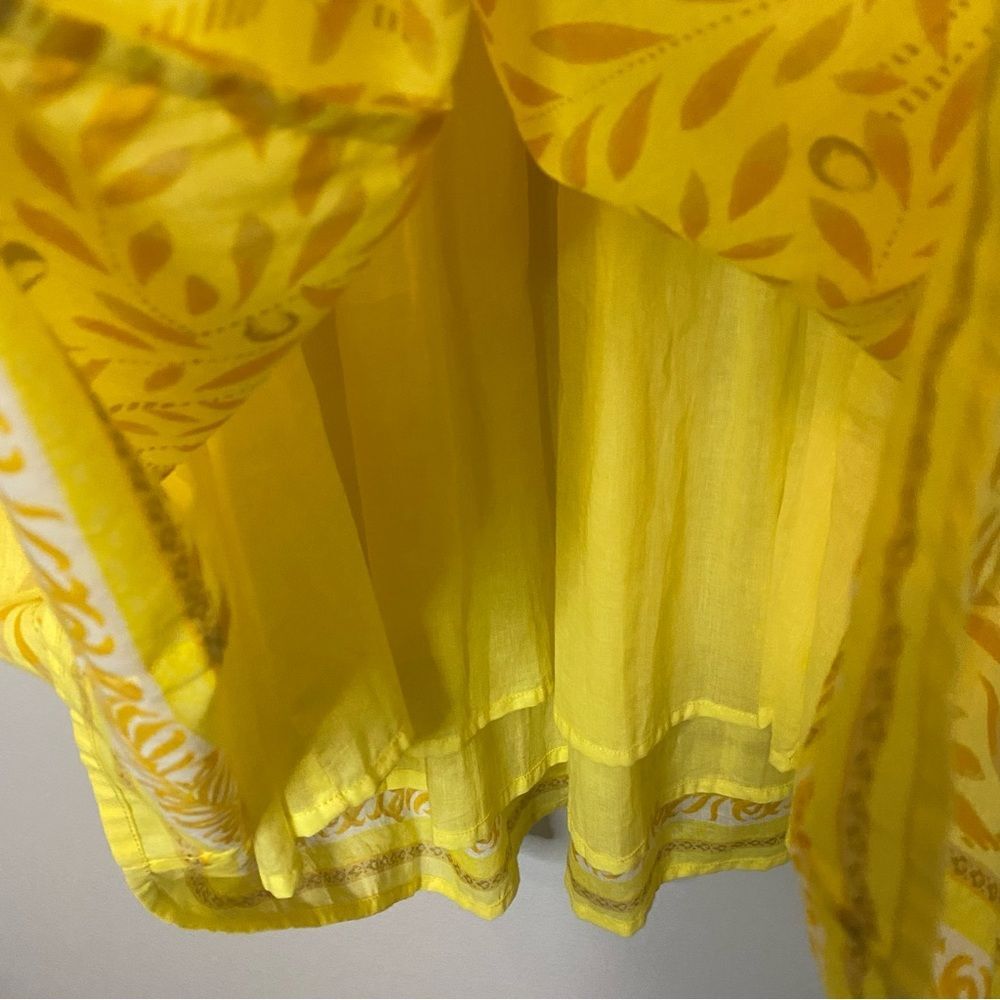 Vanessa Bruno Yellow Printed Mini Dress - Picture 8 of 11
